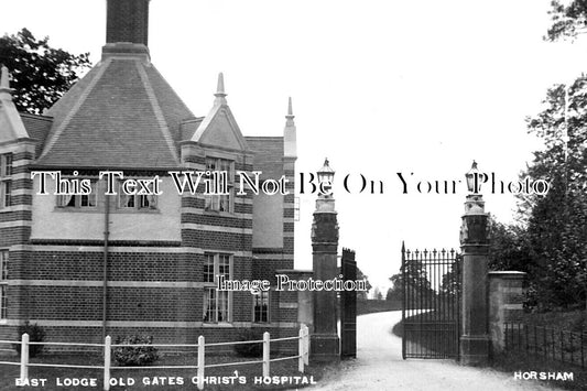 SX 3300 - East Lodge Old Gates, Christs Hospital, Horsham, Sussex 1914