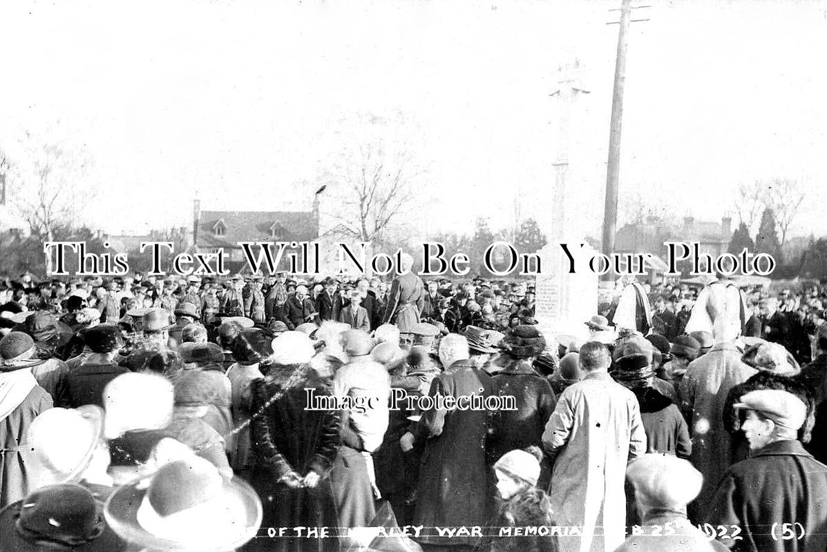 SX 3303 - Unveiling Horley War Memorial, Sussex 1922