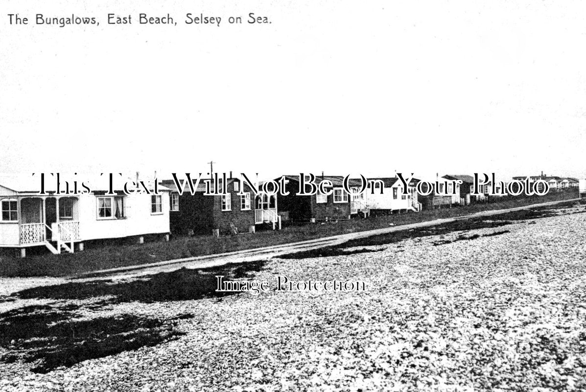 SX 3310 - The Bungalows, East Beach, Selsey On Sea, Sussex