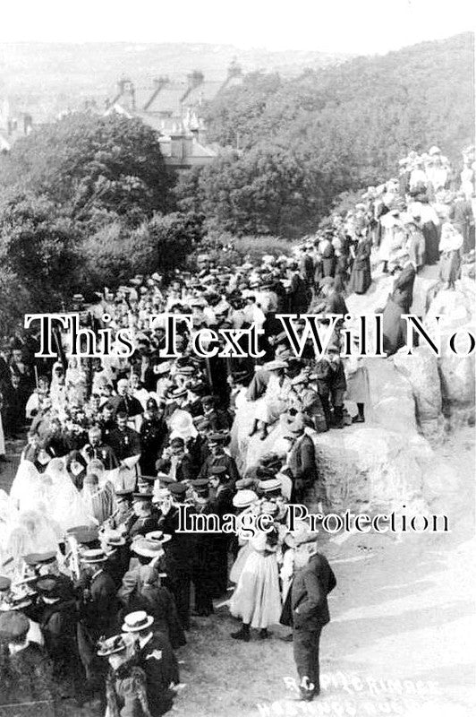 SX 3319 - Roman Catholic Pilgrimage, Hastings, Sussex 1907