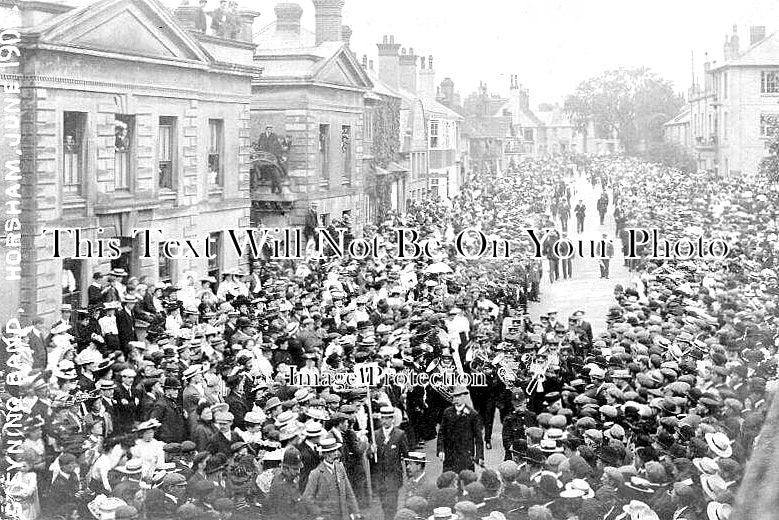 SX 3346 - Steyning Band, Horsham, Sussex 1906