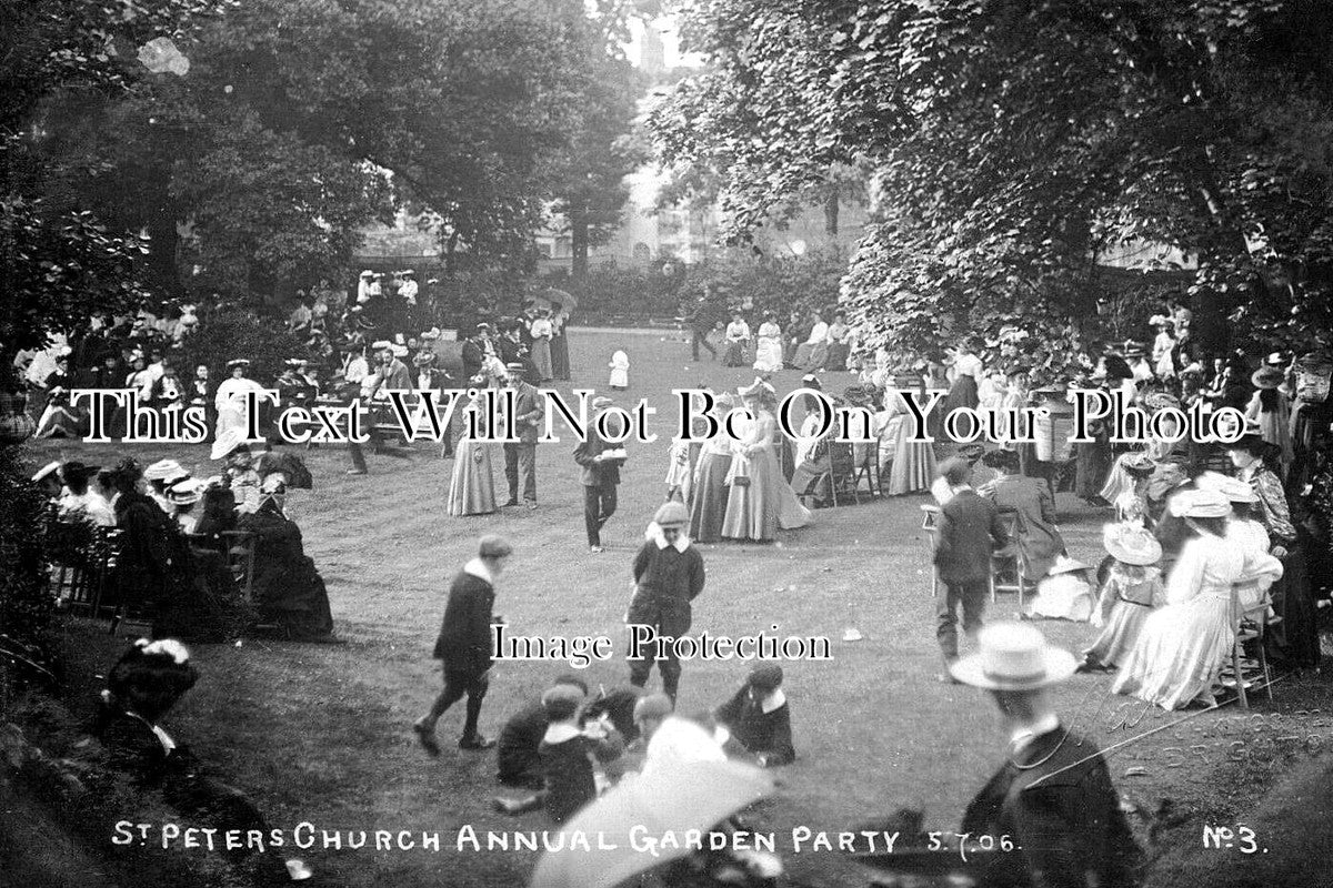 SX 3363 - St Peters Church Annual Garden Party, Sussex c1906