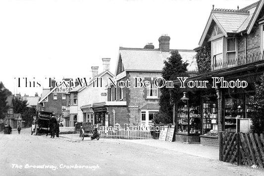 SX 3368 - The Broadway, Crowborough, Sussex c1923