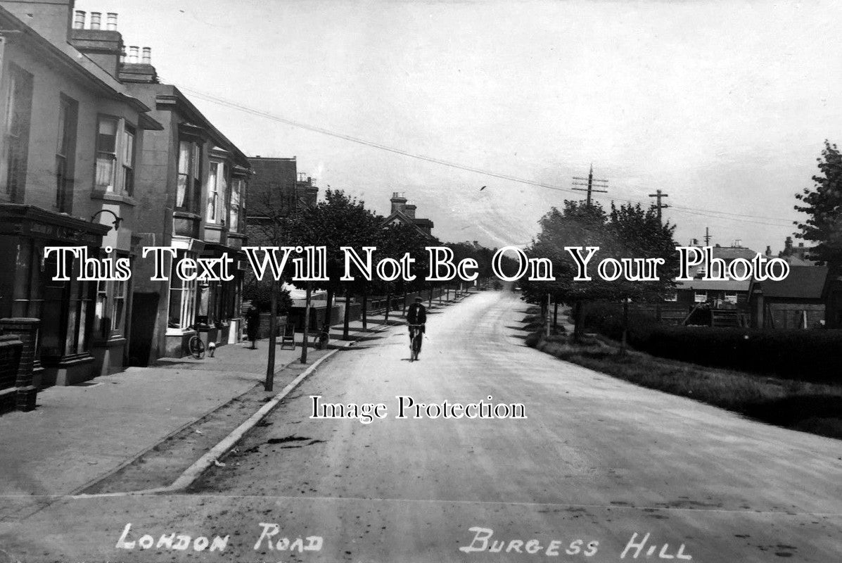 SX 337 - London Road, Burgess Hill, Sussex c1925