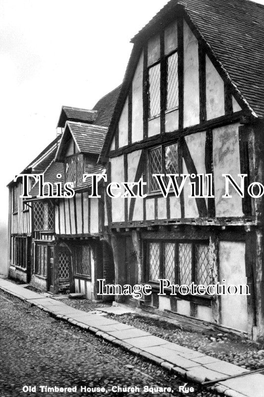 SX 3403 - Old Timbered House, Church Square, Rye, Sussex