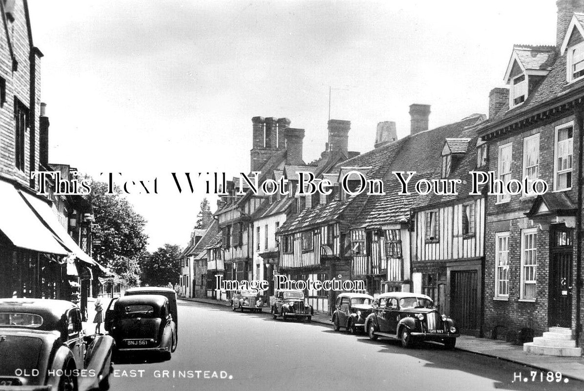 SX 3418 - Old Houses, East Grinstead, Sussex