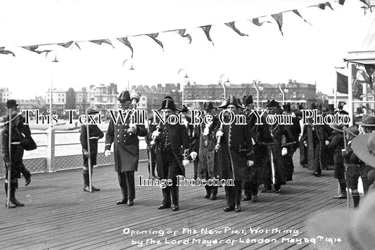 SX 3433 - Re-Opening Of Worthing Pier, Sussex 1914