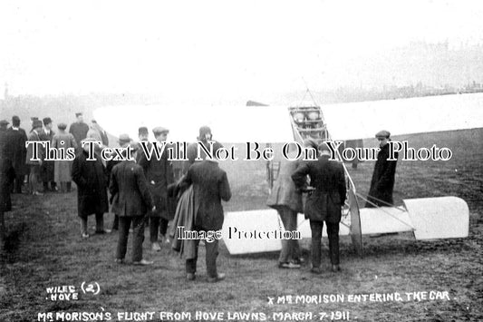SX 3451- Aviator Morison Flight At Hove Lawns, Aeroplane, Sussex 1911