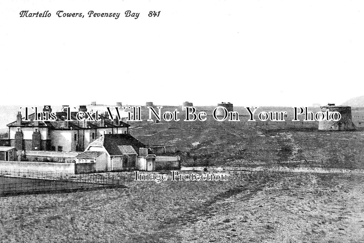 SX 3460 - Martello Towers, Pevensey Bay, Sussex c1912