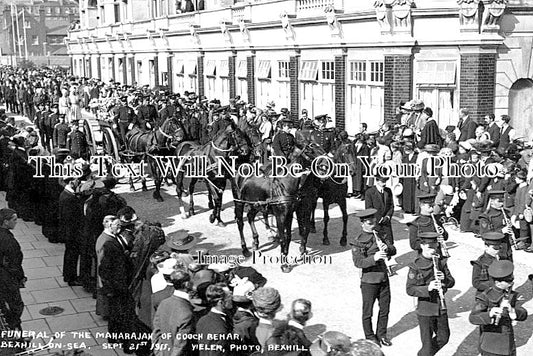 SX 3462 - Funeral Of Maharajah Of Cooch Behar, Bexhill On Sea, Sussex 1911