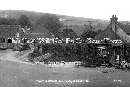 SX 3475 - Post Office & Hills, Cocking, Sussex