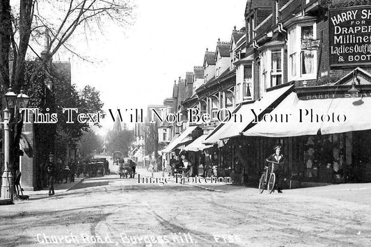 SX 3481 - Church Road, Burgess Hill, Sussex c1919