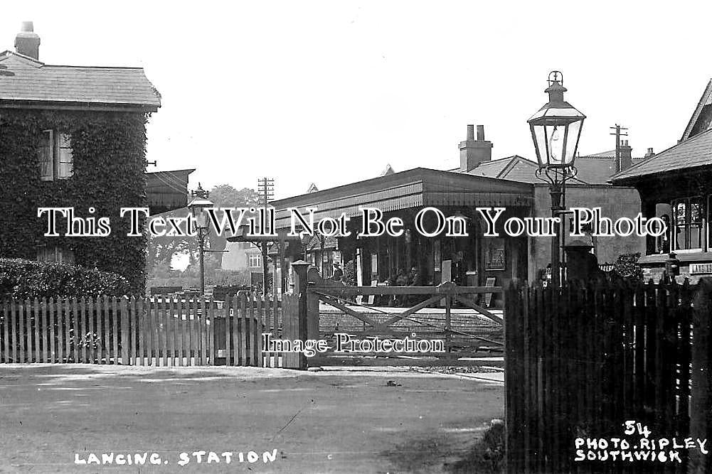 SX 3504 - Lancing Railway Station, Sussex c1921