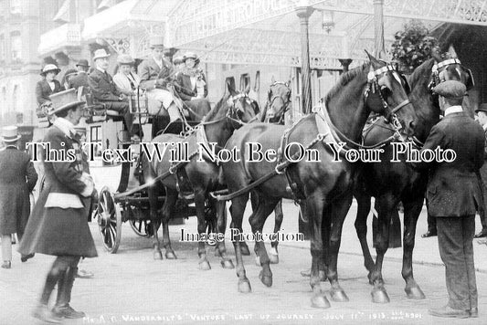 SX 3509 - Vanderbilts Venture Coach, Brighton, Sussex 1913
