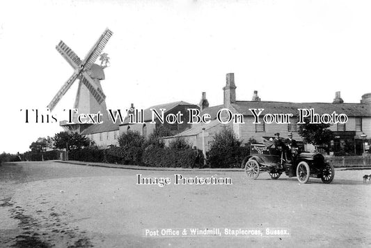 SX 3512 - Post Office & Windmill, Staplecross, Sussex