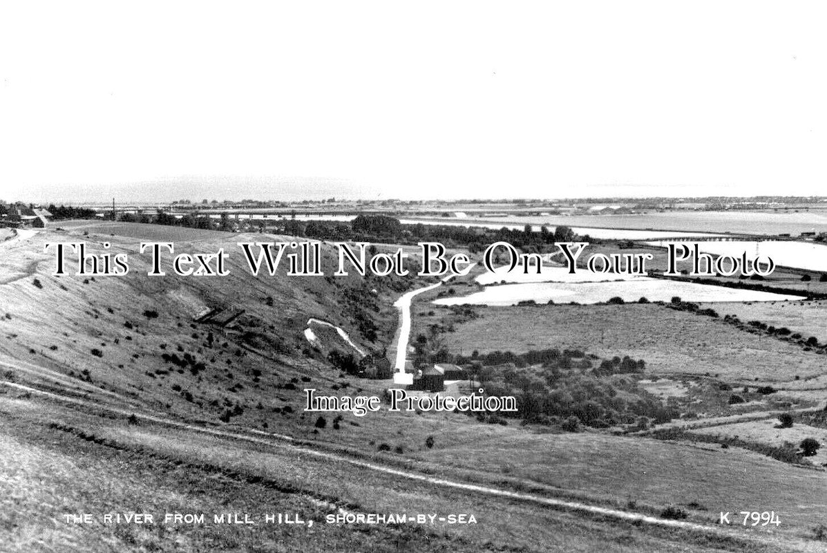 SX 3516 - The River From Mill Hill, Shoreham On Sea, Sussex