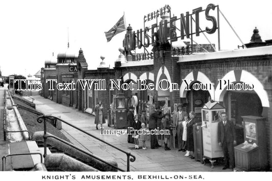 SX 3517 - Knights Amusements, Bexhill On Sea, Sussex