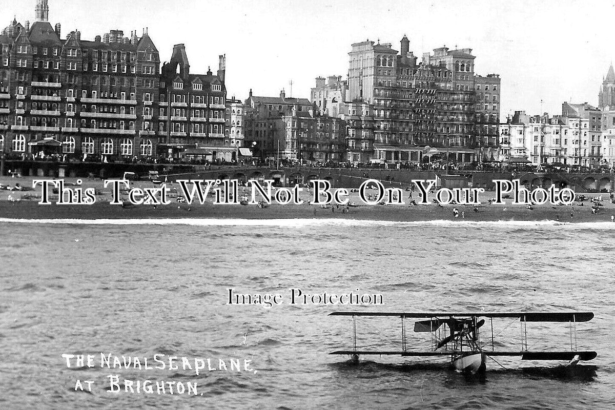 SX 3560 - The Naval Seaplane At Brighton, Sussex c1913