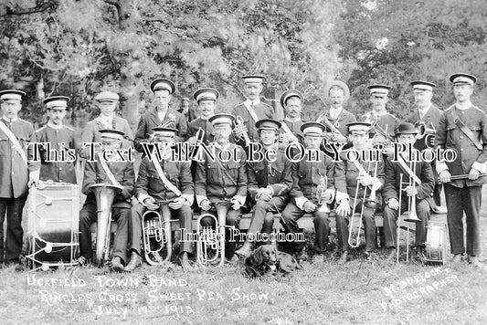 SX 3583 - Uckfield Town Band, Ringles Cross Show, Sussex 1912
