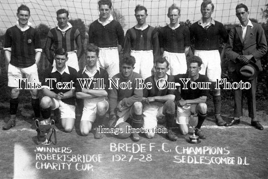 SX 3690 - Brede Football Club Team, Sussex 1927-28