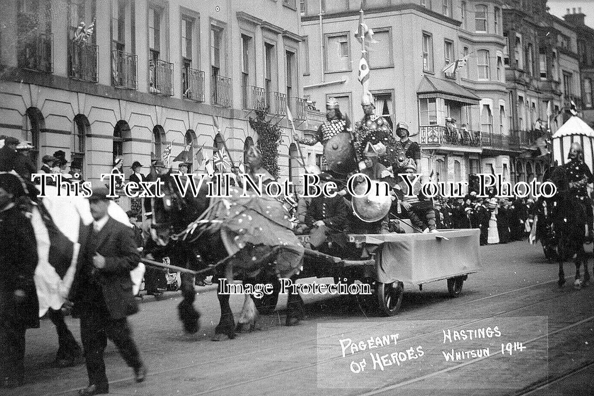 SX 3692 - Pageant Of Heroes, Hastings, Whitsun, Sussex 1914