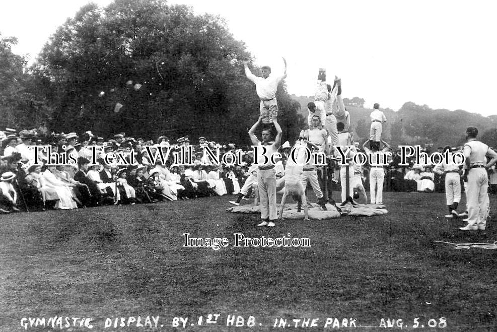 SX 3703 - Gymnastic Display, 1st HBB In Alexandra Park, Hastings, Sussex 1908