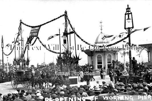 SX 3728 - Re-Opening Of Worthing Pier, Sussex 1914