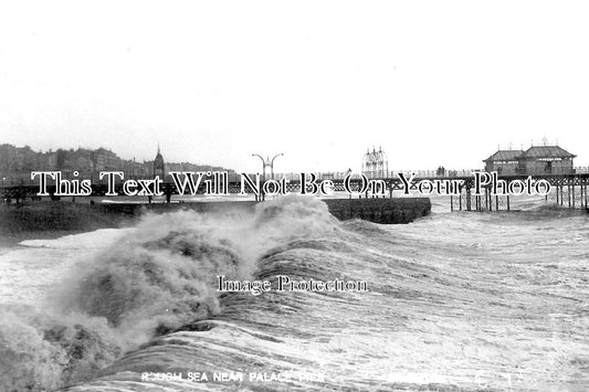 SX 3736 - Rough Sea Near Palace Pier, Brighton, Sussex