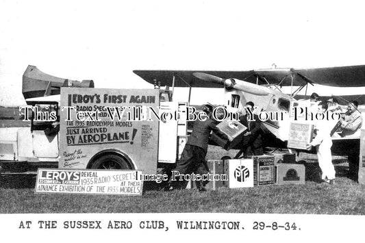 SX 3753 - Sussex Aero Club, Wilmington, Aeroplane, Aviation 1934