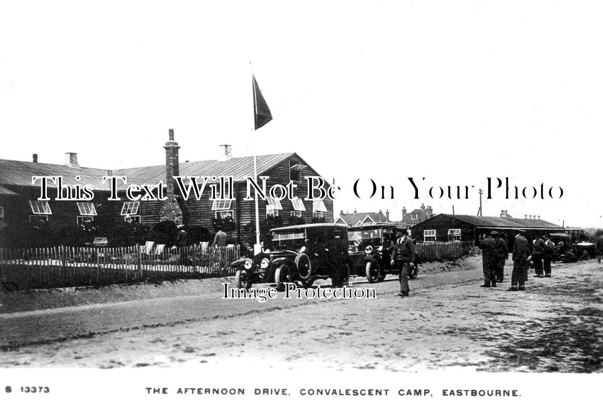 SX 3757 - Afternoon Drive, Eastbourne Convalescent Camp, Sussex WW1