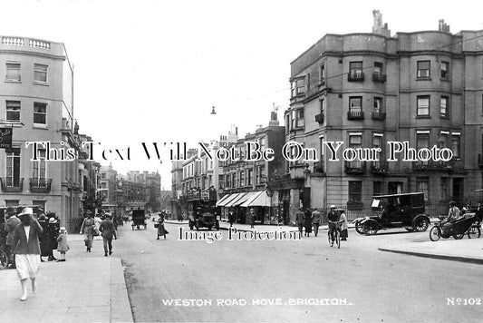 SX 3789 - Weston Road, Hove, Brighton, Sussex c1932