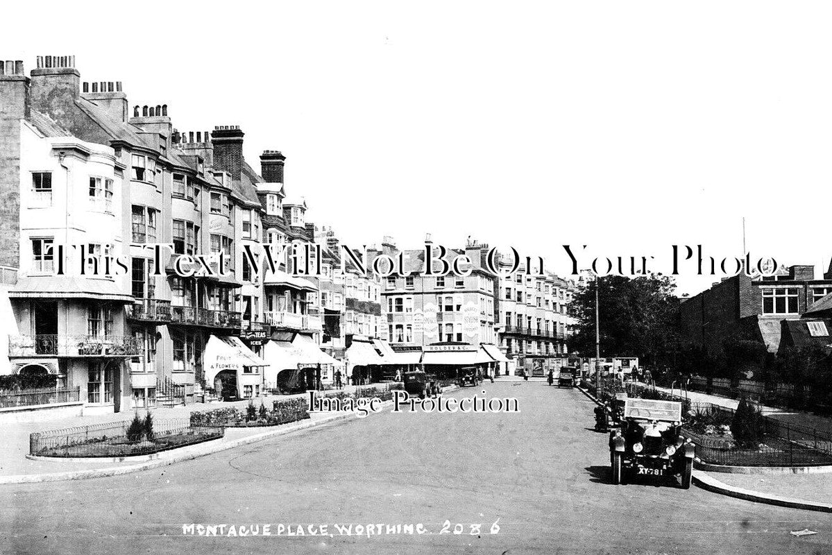 SX 3824 - Montague Place, Worthing, Sussex c1920