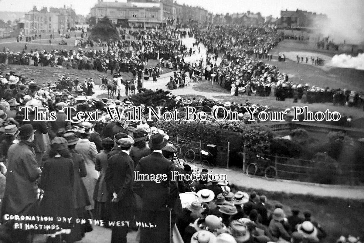 SX 3829 - Coronation Day, West Hill, Hastings, Sussex