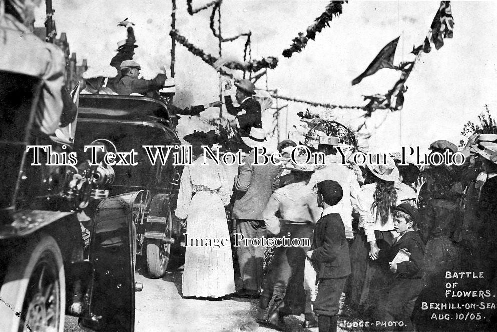 SX 383 - Battle Of Flowers, Bexhill On Sea, Sussex c1905
