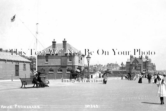 SX 3875 - Hove Promenade, Sussex c1907