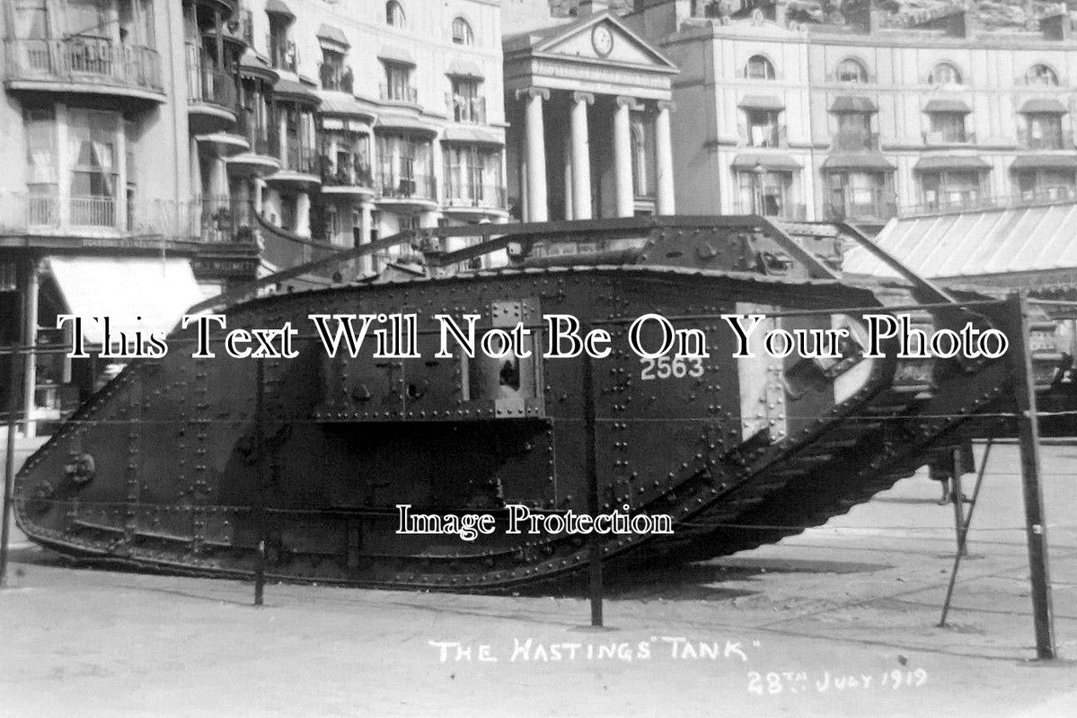 SX 3889 - The Hastings Tank, Sussex 1919 WW1