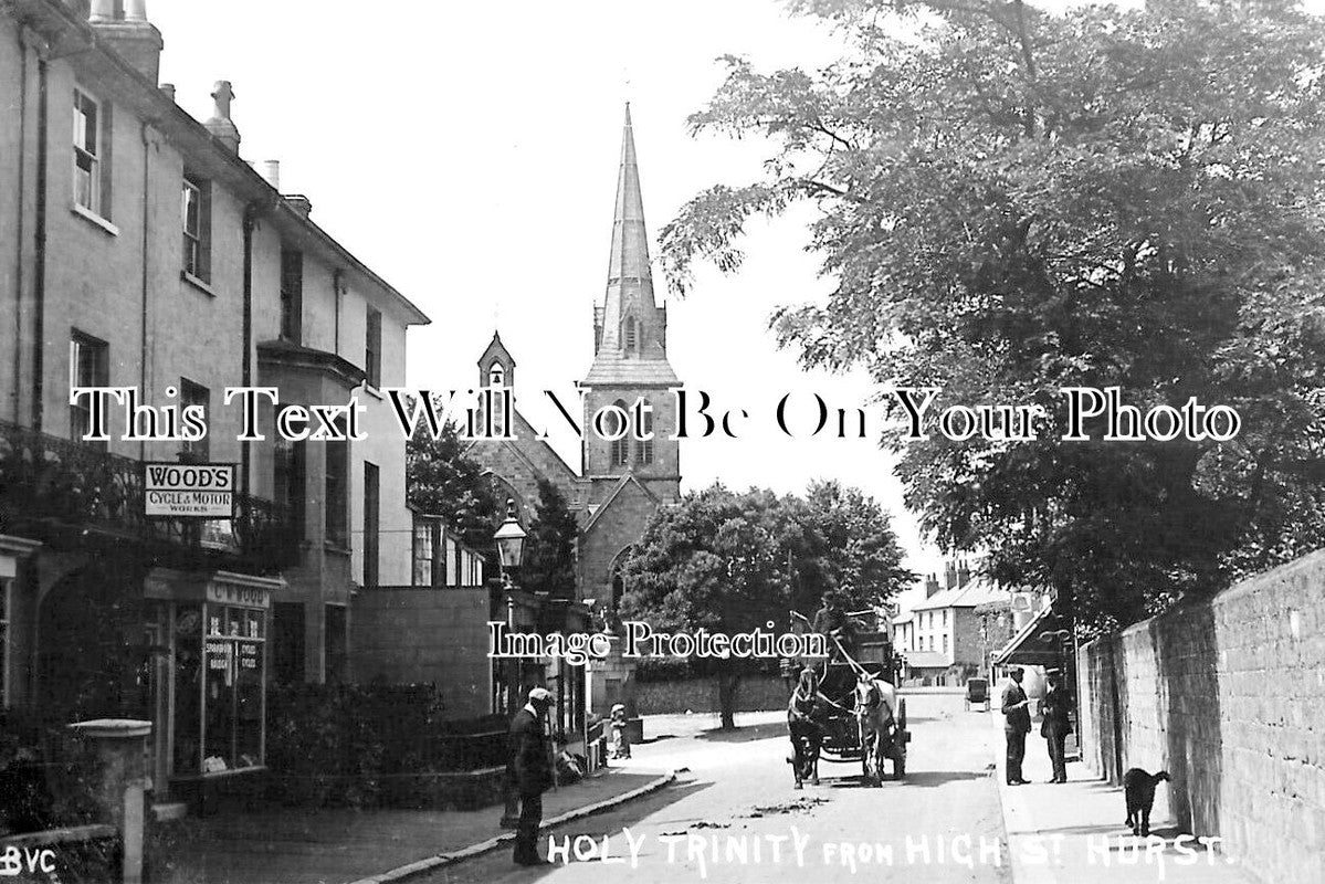 SX 3896 - Holy Trinity Church From High Street, Hurst, Sussex