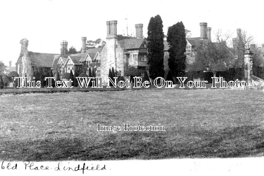 SX 3915 - Old Place House, Lindfield, Sussex c1905