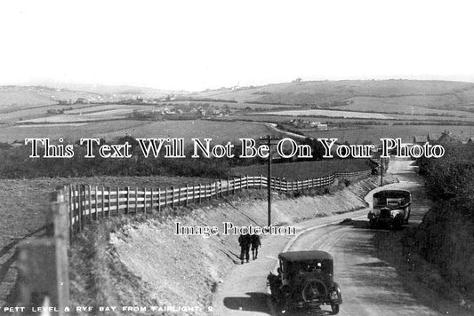 SX 3971 - Pett Level & Rye Bay From Fairlight, Sussex