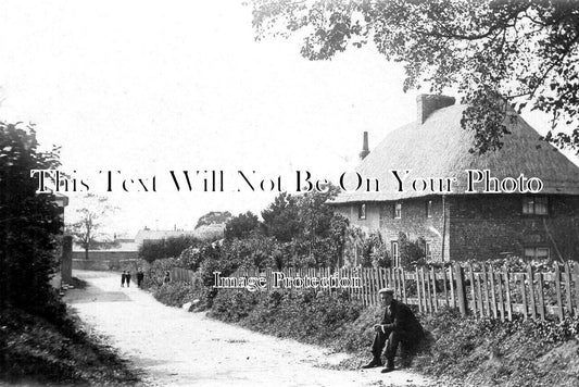 SX 3998 - Thatched Cottage, Old Shoreham, Sussex c1906