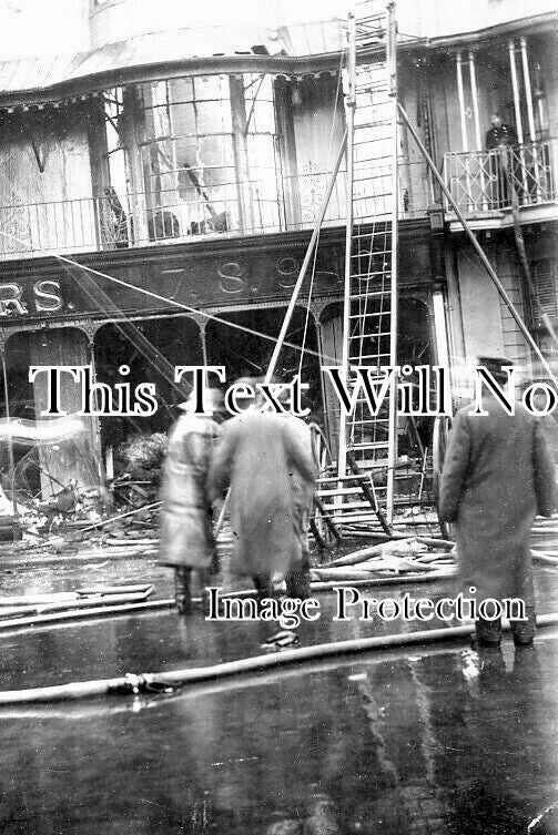 SX 4004 - Fire At Mastins, Hastings, Sussex 1904