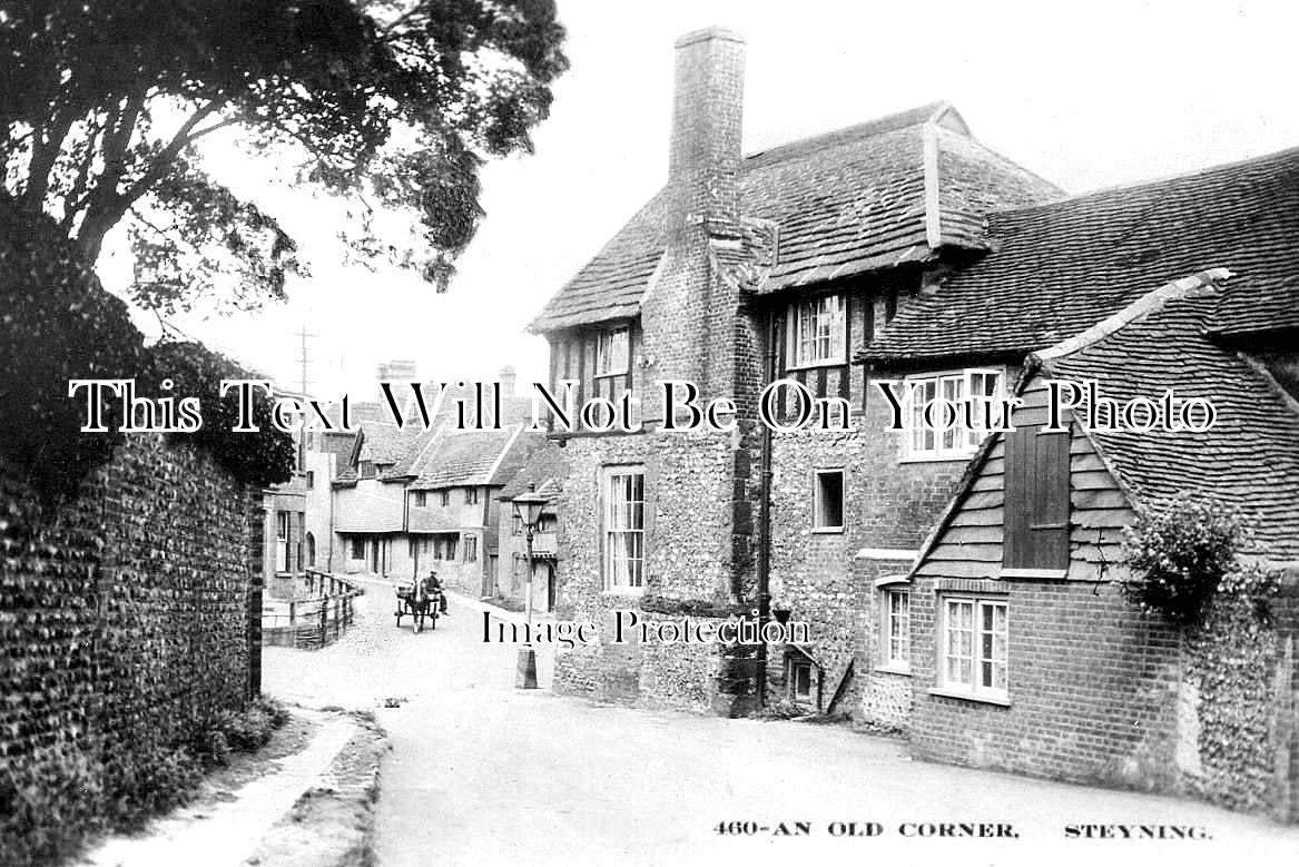 SX 4019 - An Old Corner, Steyning, Sussex c1924