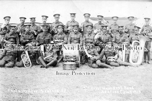 SX 4021 - Seaford Military Camp, 5th Royal West Kend Band, Sussex