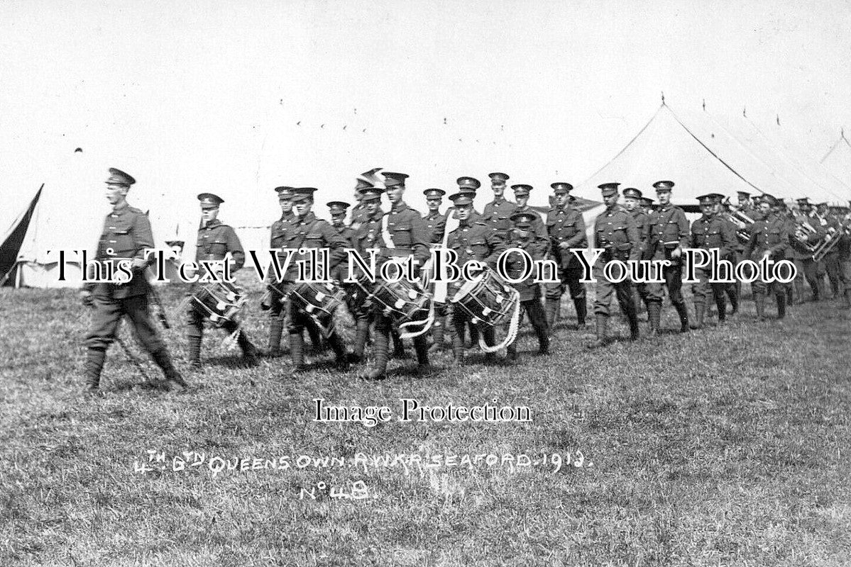 SX 4022 - Seaford Military Camp, 4th Batn Queens Own RWKR, Sussex
