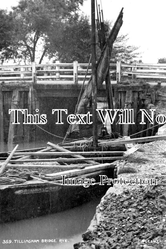 SX 4057 - Tillingham Bridge, Rye, Sussex c1909