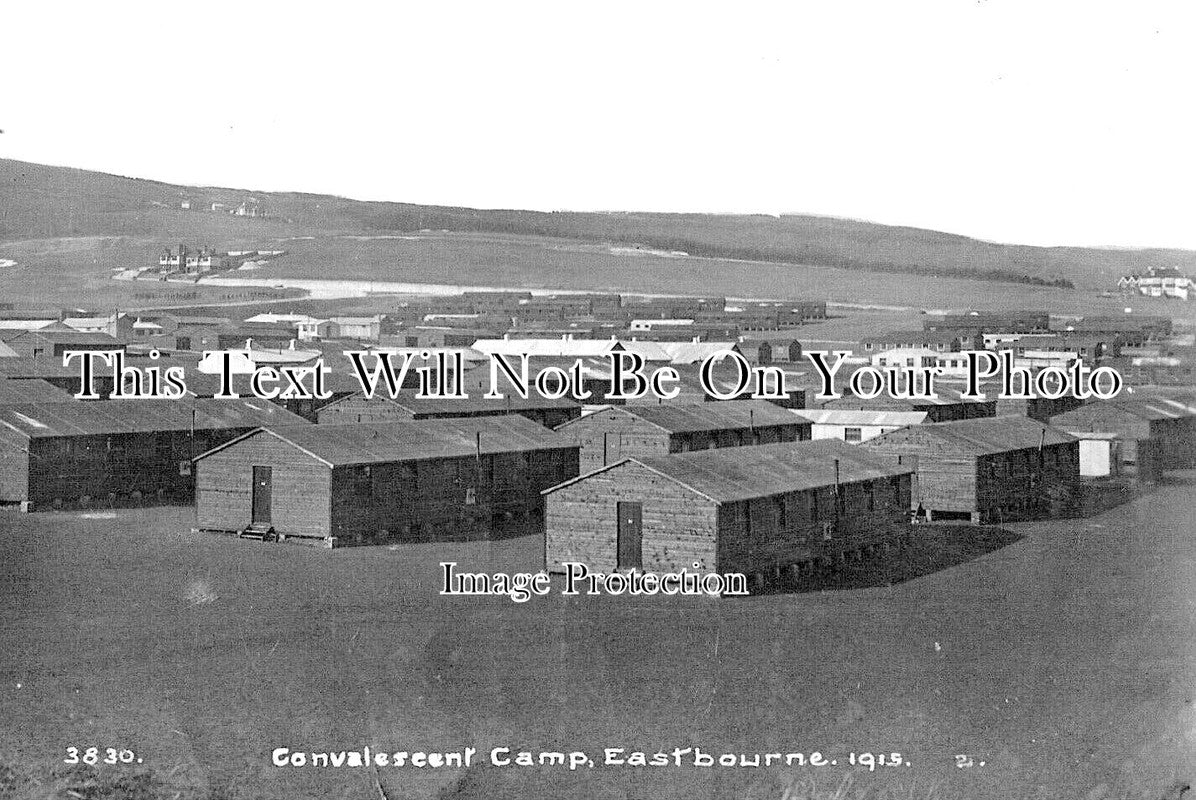 SX 4078 - Convalescent Military Camp, Eastbourne, Sussex 1916 WW1