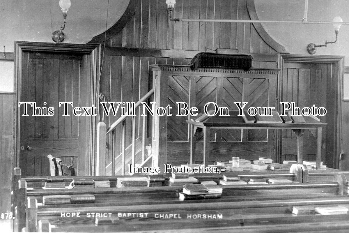 SX 4113 - Hope Strict Baptist Chapel, Horsham, Sussex c1912