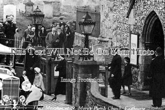 SX 414 - Royalty At St Marys Church, Eastbourne, Sussex