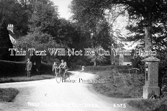 SX 420 - Near the Church, Barcombe, Sussex c1913