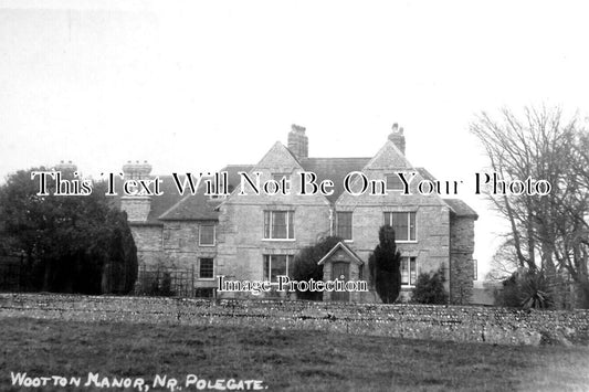 SX 4220 - Wooton Manor Near Polegate, Sussex c1920